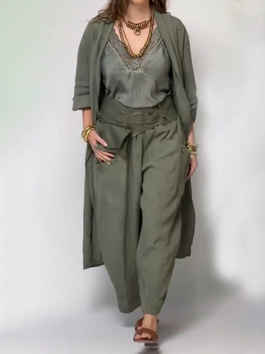 Women's Casual Comfort Cotton Cardigan