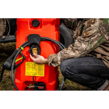 14-Gallon Portable Fuel Station with Pump & Wheels