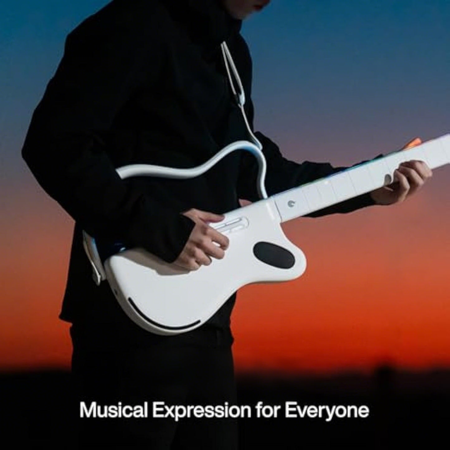 30.5" Foldable Sampler Guitar with Onboard Speaker & 100+ Presets